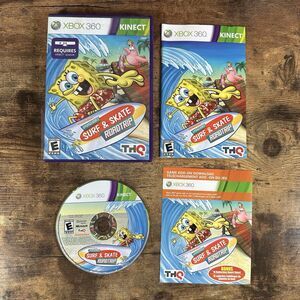 Spongebob's Surf & Skate Roadtrip (Xbox 360, 2011) [CIB] COMPLETE & TESTED